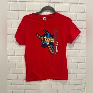 ROLY women red short sleeve shirt / SPAIN size M